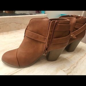 Cute brown booties
